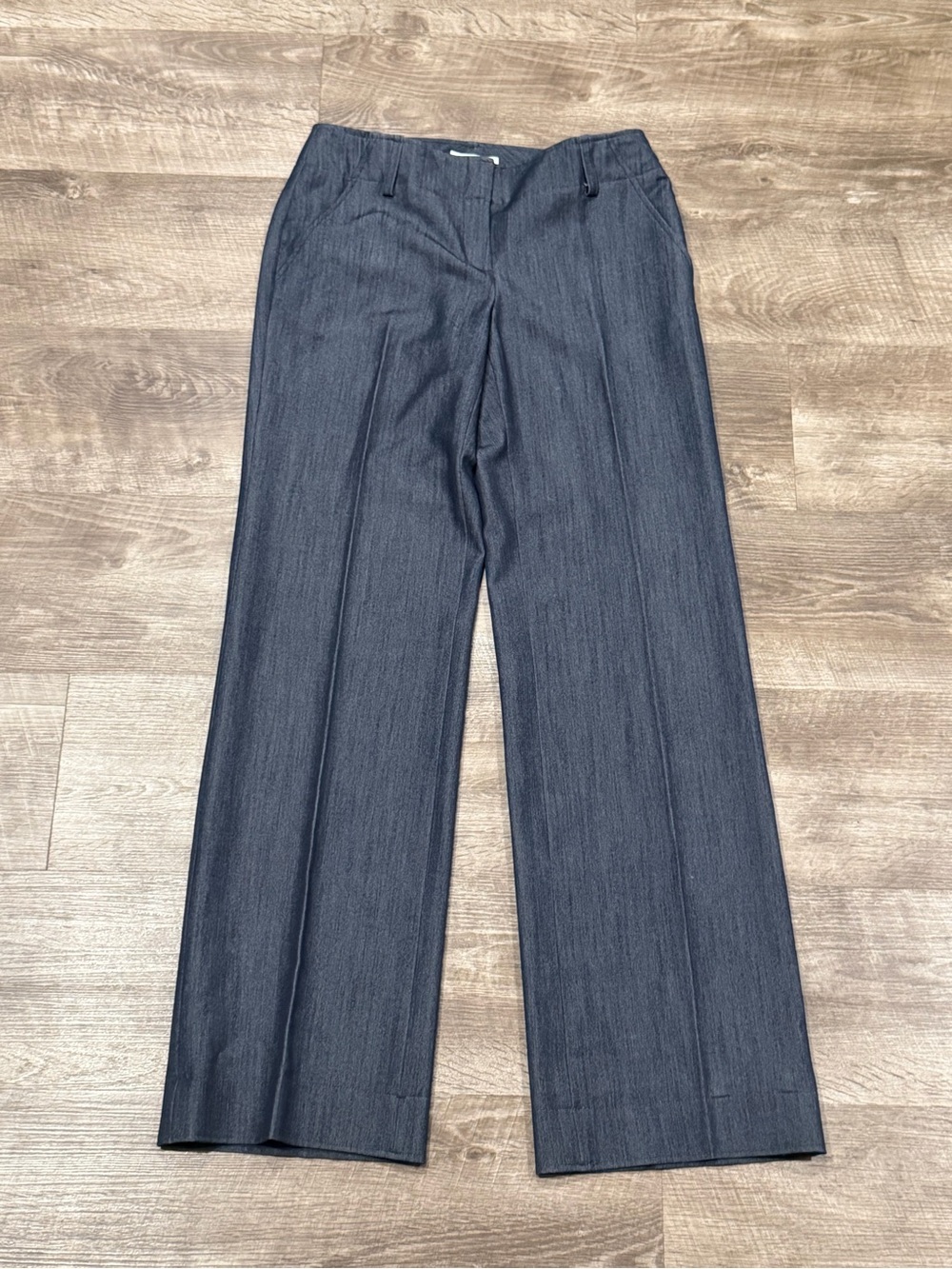 Calvin Klein Womens Dark Denim Dress Pants Size 4.